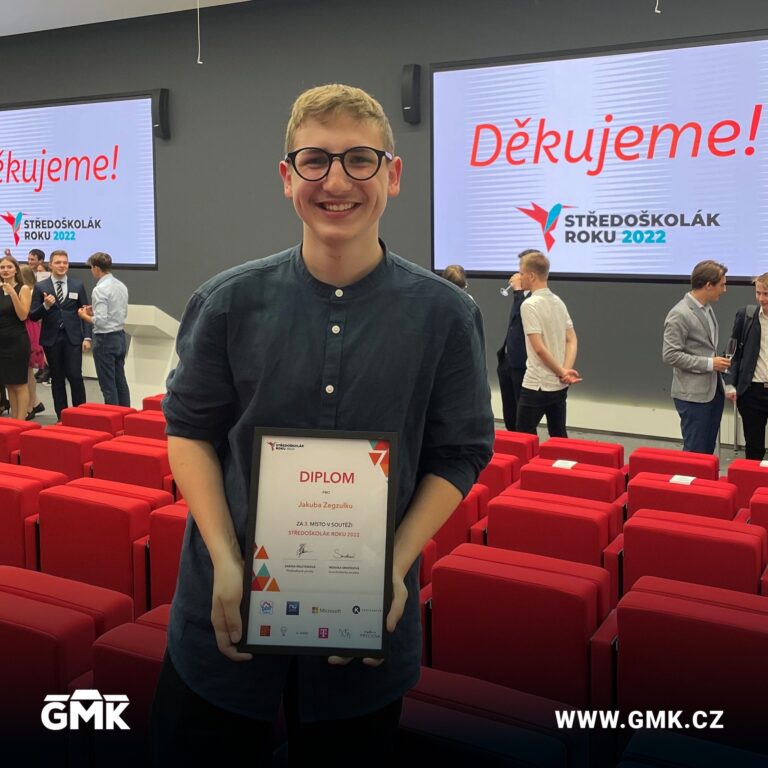 Krásné zakončení studia Jakuba Zegzulky na GMK