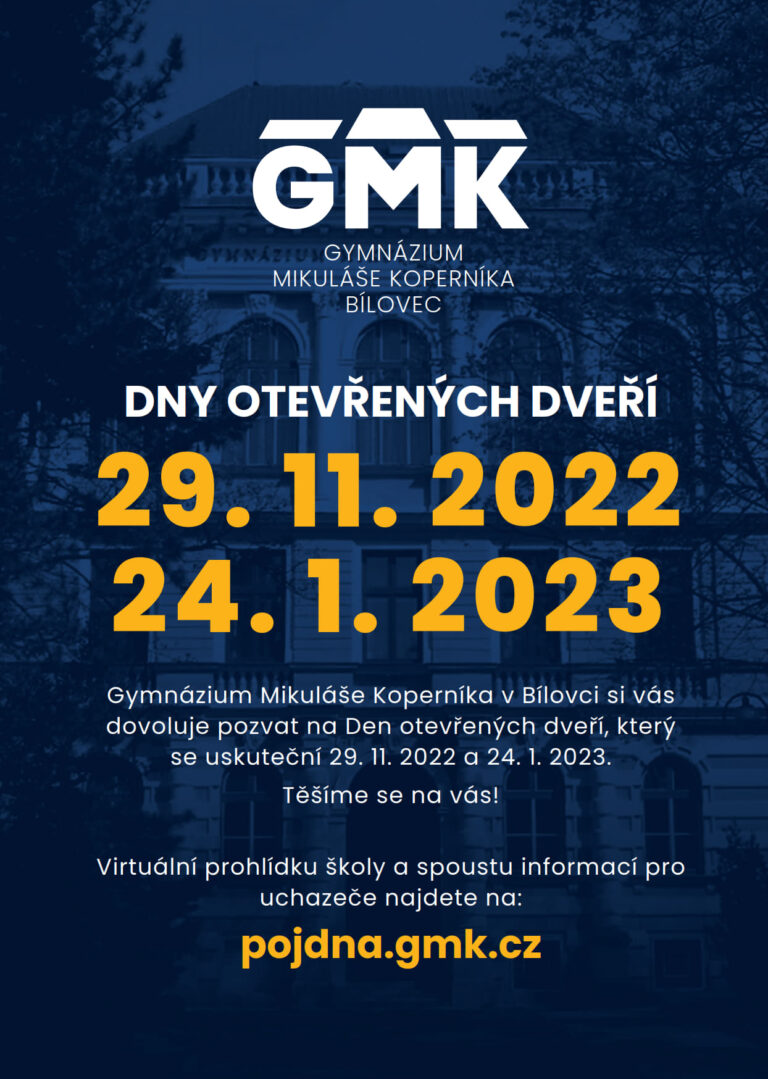 Den otevřených dveří, úterý 29. 11.