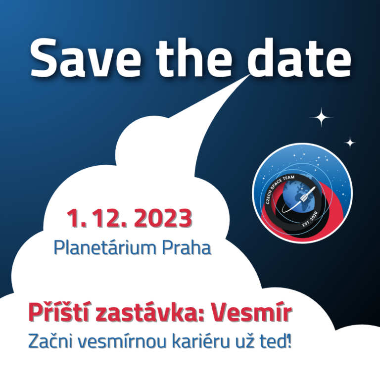 Pozvánka na konferenci Příští zastávka: Vesmír