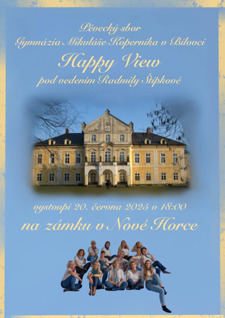 Absolventský sbor vystoupí v Nové Horce