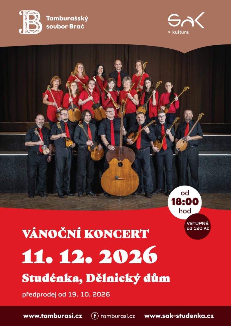 Vánoční koncert Tamburašského souboru Brač