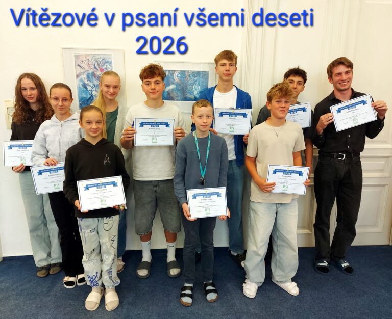Soutěž v psaní všemi deseti na GMK v roce 2026